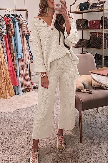 Trendy 2 Piece Oversized Casual Comfort Set Loungewear