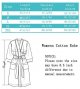 Womens Robe, Soft Kimono Spa Knit Long Bathrobe
