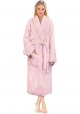 Premium Womens Plush Soft Robe Fluffy Warm Fleece Sherpa Shaggy Bathrobe